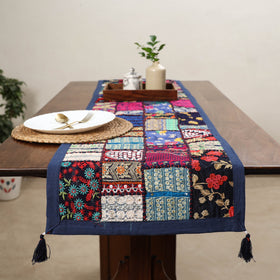Khambadiya patchwork table runner (71 x 16 in) 04