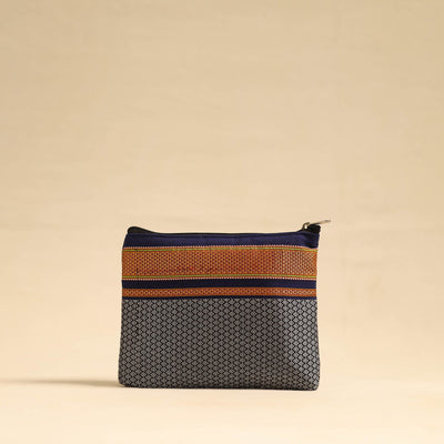  Blue Khun Fabric Quilted Cotton Utility Pouch