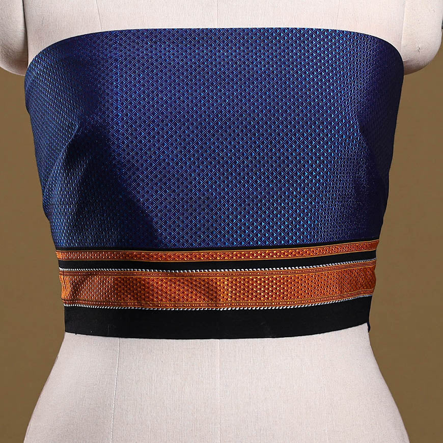 Khun weave cotton blouse piece 08 - handcrafted