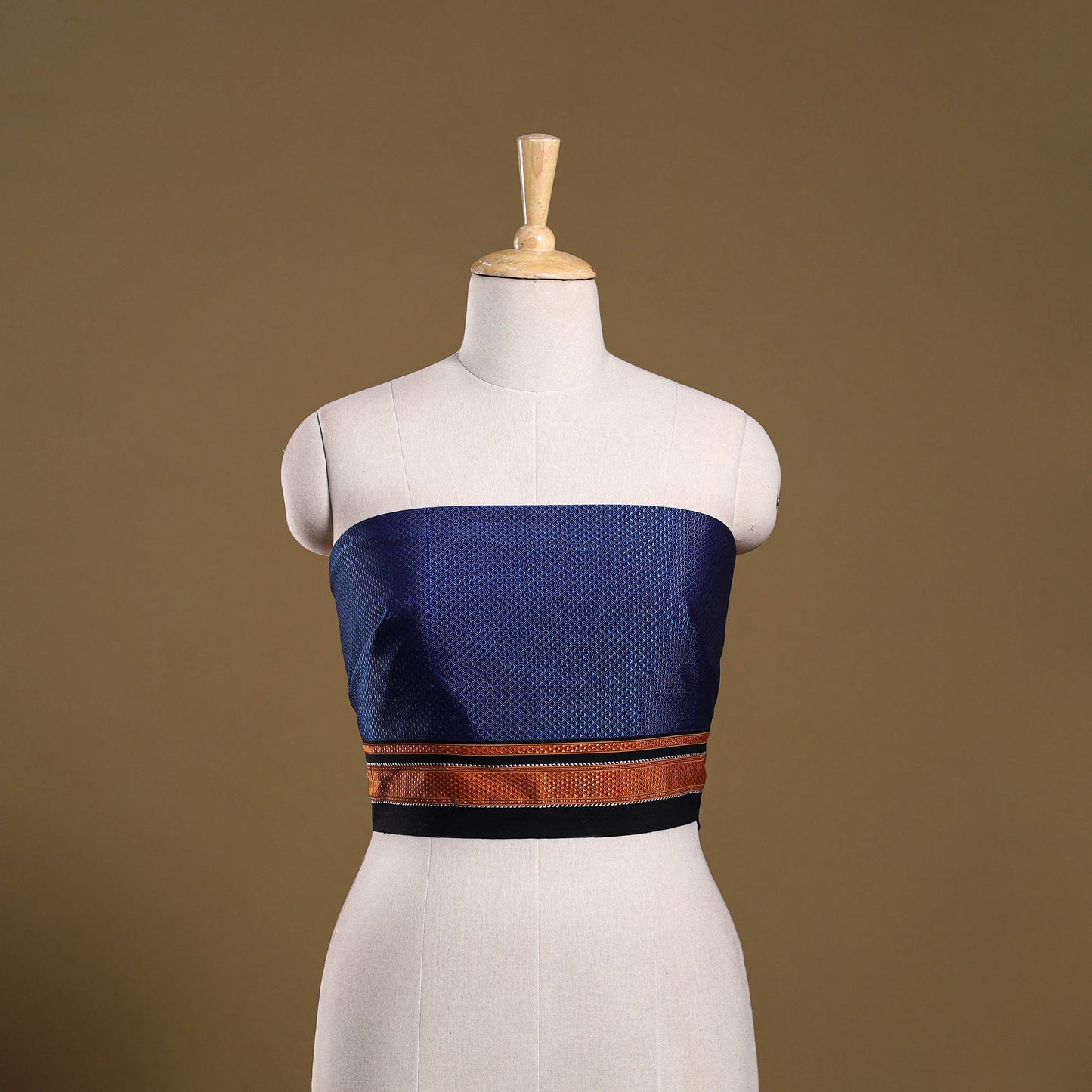 Khun weave cotton blouse piece 08 - handcrafted