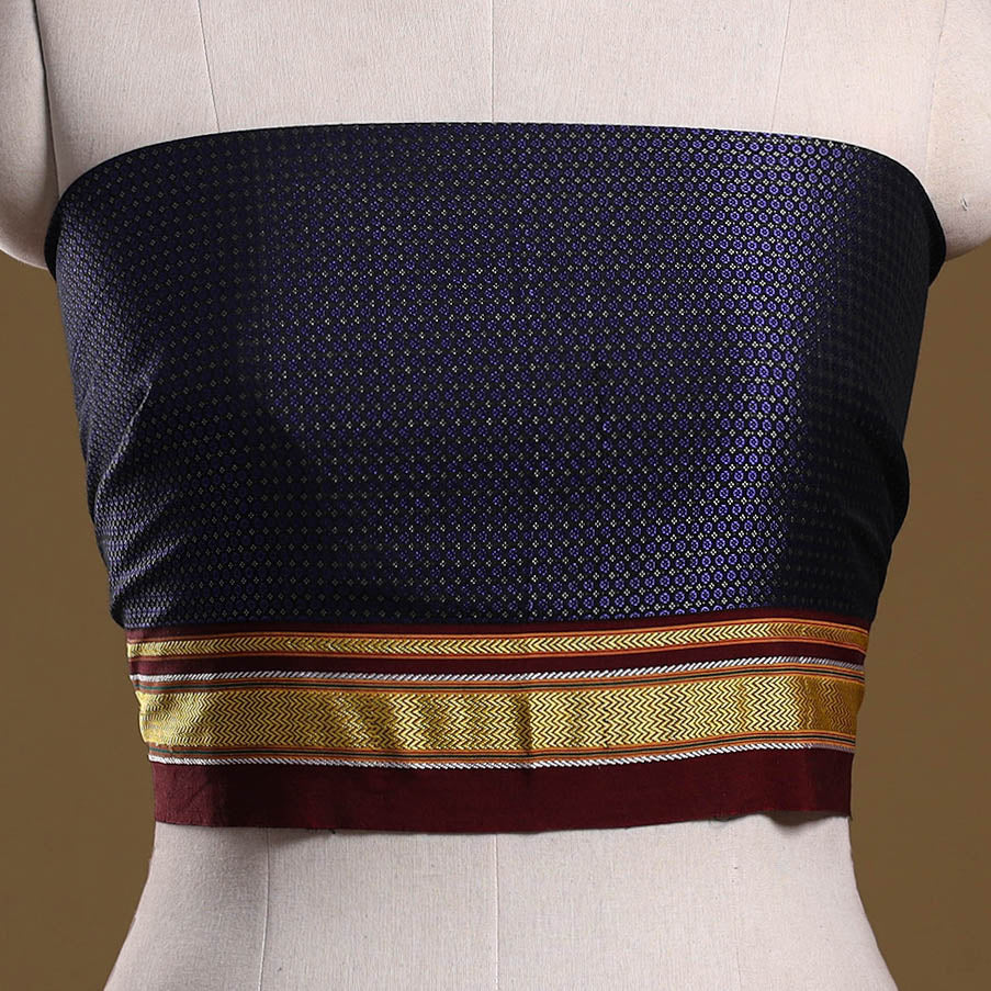 Khun weave cotton blouse piece 53 - handcrafted