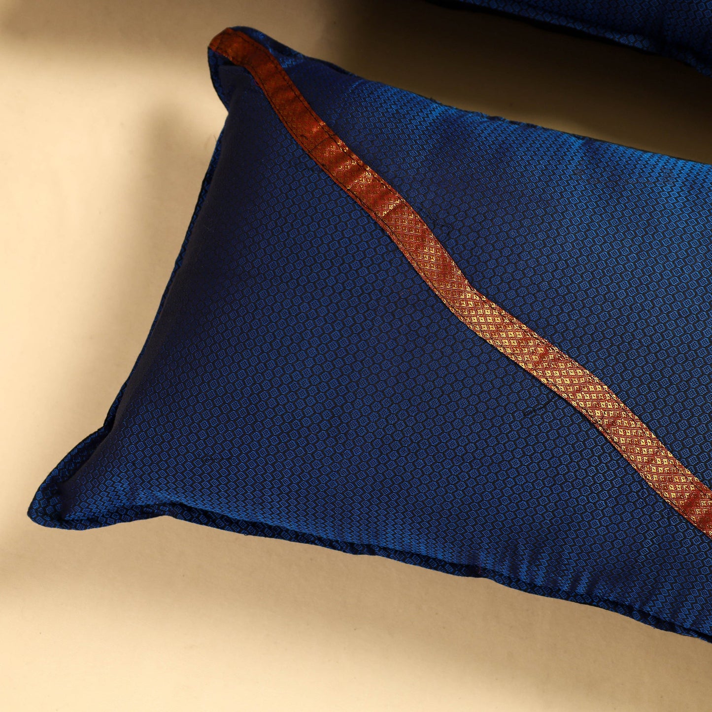 Blue - Khun Weave Cotton Pillow Covers (Set of 2)