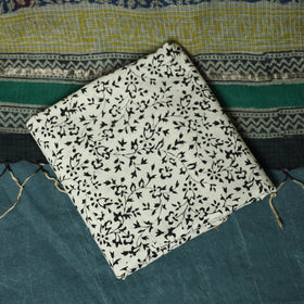 Kota doria cotton hand block bagru print 3pc unstitched