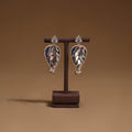 Kritika mirror & ghungroo work gs fabart handmade earrings