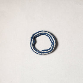 Blue - kullu karishma hand knitted merino wool headband 32