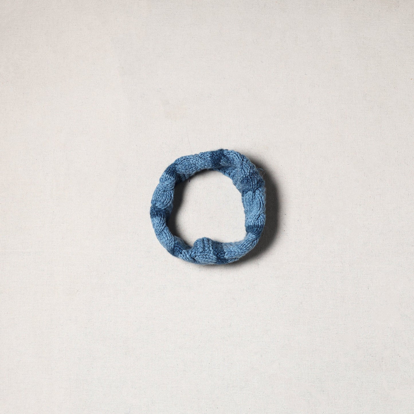 Blue - kullu karishma hand knitted merino wool headband 37