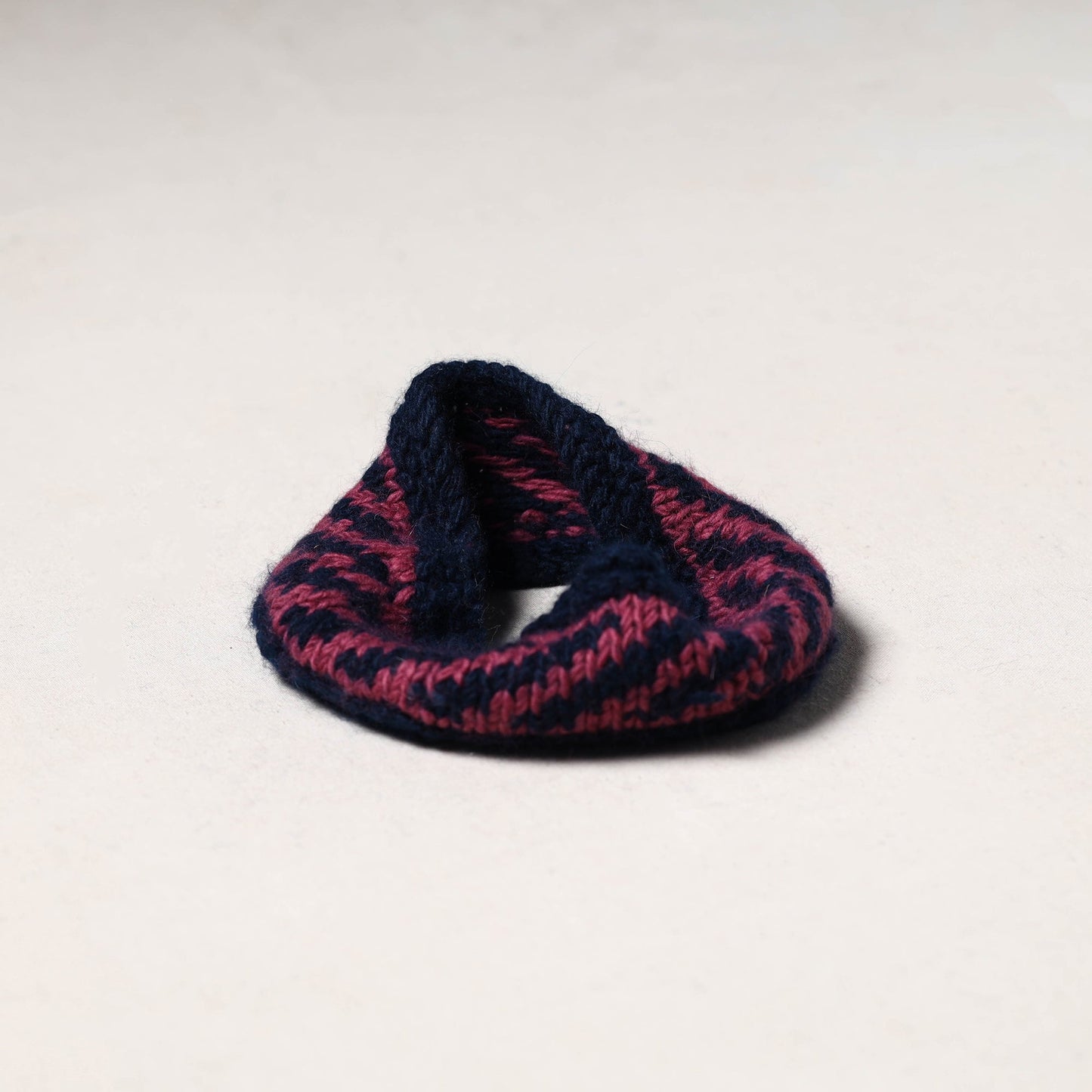 Blue - kullu karishma hand knitted merino wool headband 40