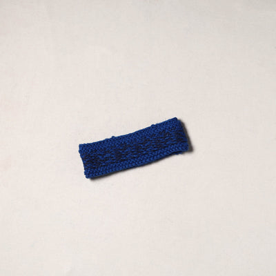 Blue - kullu karishma hand knitted merino wool headband 43