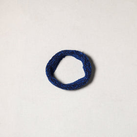 Blue - kullu karishma hand knitted merino wool headband 43