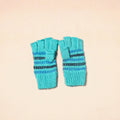 Blue Kumaun Hand Knitted Woollen Hand Gloves (Adult)