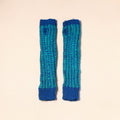Blue Kumaun Hand Knitted Woollen Hand Warmer