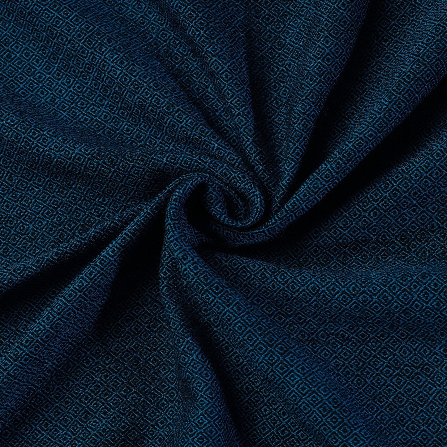 Blue Kumaun Handwoven Merino Woollen Fabric