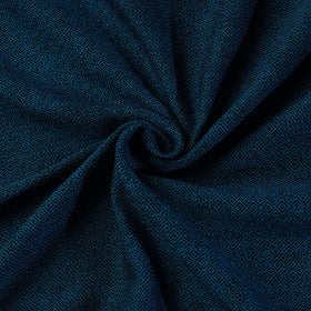 Blue Kumaun Handwoven Merino Woollen Fabric