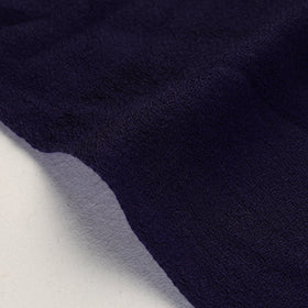 Blue Kumaun Handwoven Merino Woollen Fabric