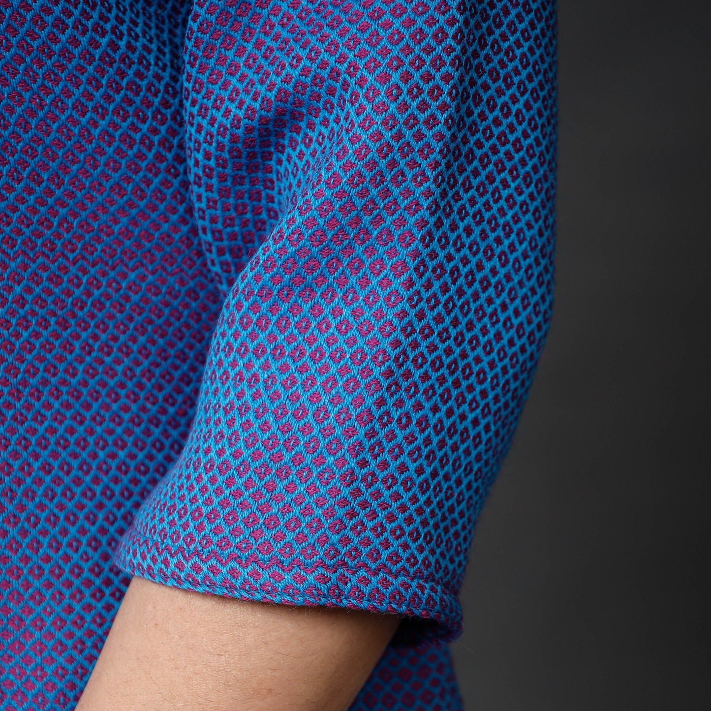  Kumaun Handwoven Straight Merino Woolen Kurta for Women