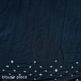 Kutch bandhani tie-dye cotton saree 30 - handcrafted