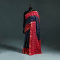 Kutch bandhani tie-dye cotton saree with blouse piece 20