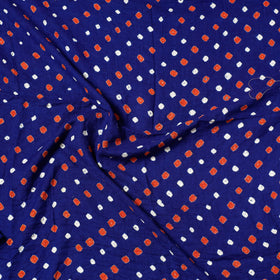  Kutch Bandhani Tie-Dye Satin Cotton Precut Fabric 