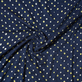  Kutch Bandhani Tie-Dye Satin Cotton Precut Fabric 