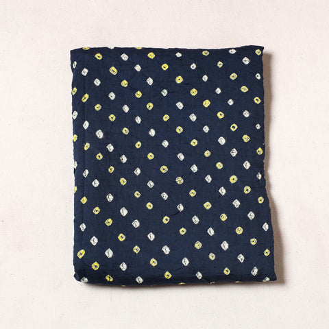  Kutch Bandhani Tie-Dye Satin Cotton Precut Fabric 