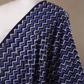 Blue - kutch batik cotton fabric 04 - handcrafted