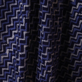 Blue - kutch batik cotton fabric 04 - handcrafted