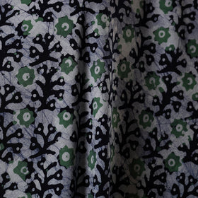 Blue - kutch batik cotton fabric 08 - handcrafted