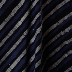 Blue - kutch batik cotton fabric 12 - handcrafted