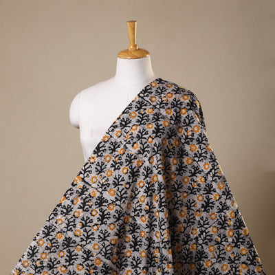 Blue - kutch batik cotton fabric 46 - handcrafted