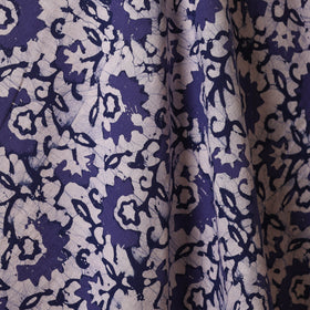 Blue - kutch batik cotton fabric 94 - handcrafted