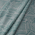 Blue - Kutch Batik Print Modal Silk Fabric 11