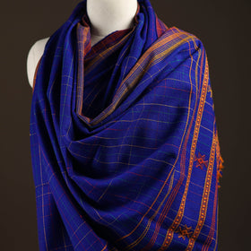Kutch bhujodi handwoven wool shawl 53 - handcrafted