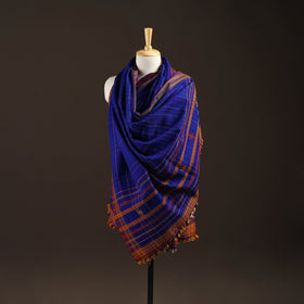 Kutch bhujodi handwoven wool shawl 53 - handcrafted