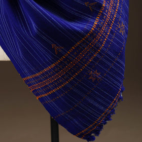 Kutch bhujodi handwoven wool shawl 62 - handcrafted