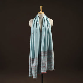 Kutch bhujodi handwoven merino wool dhabla shawl 17