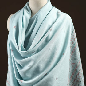 Kutch bhujodi handwoven merino wool dhabla shawl 17