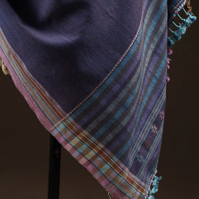 Kutch bhujodi handwoven merino wool shawl 35 - handcrafted