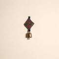 Kutch embroidery copper coated iron bell keychain 01