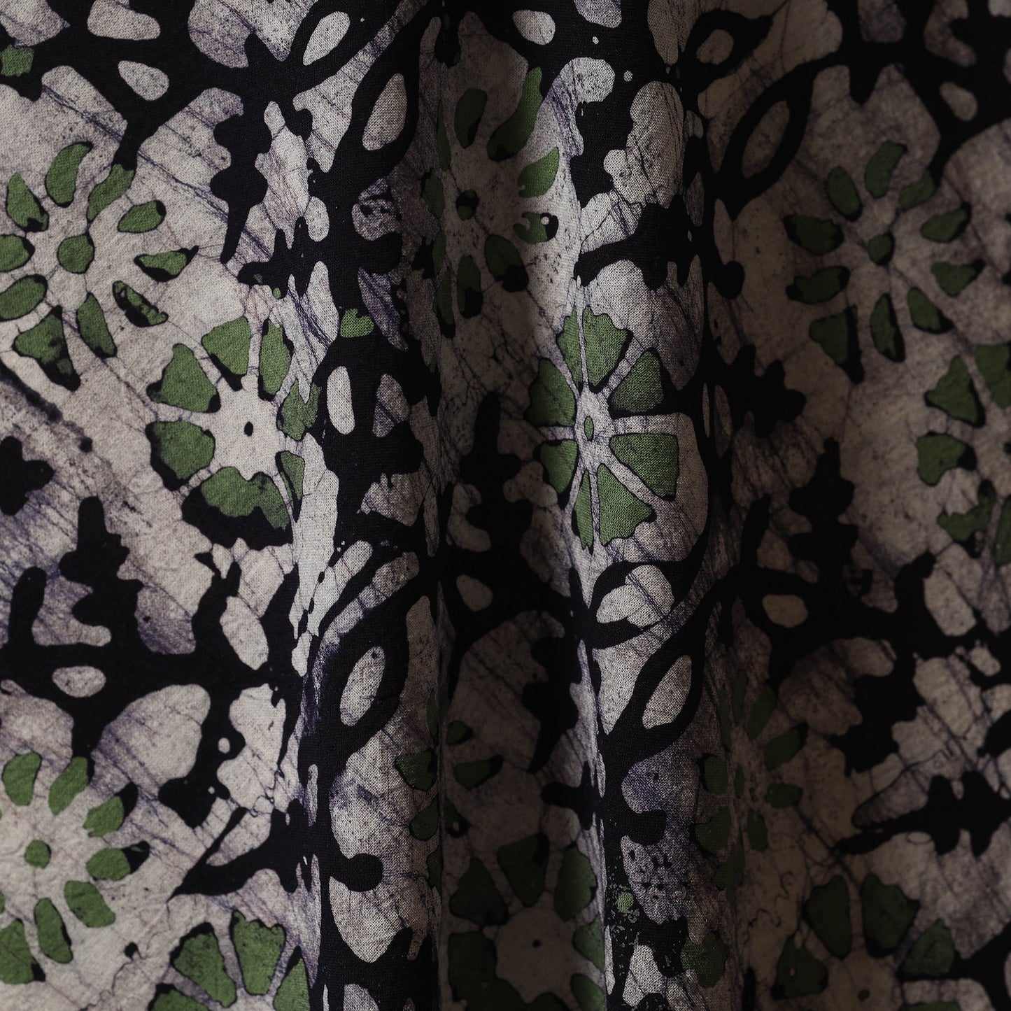 Kutch hand batik cotton fabric 02 - handcrafted