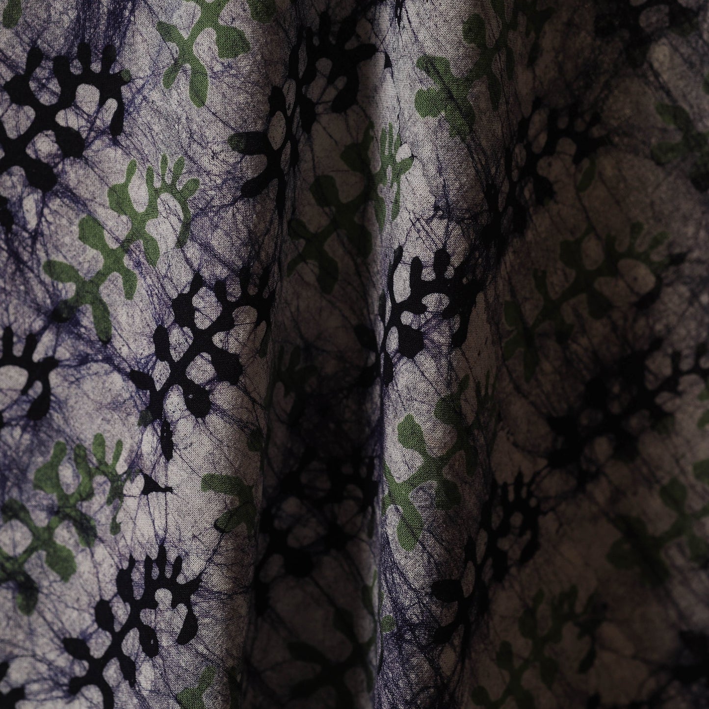 Kutch hand batik cotton fabric 18 - handcrafted