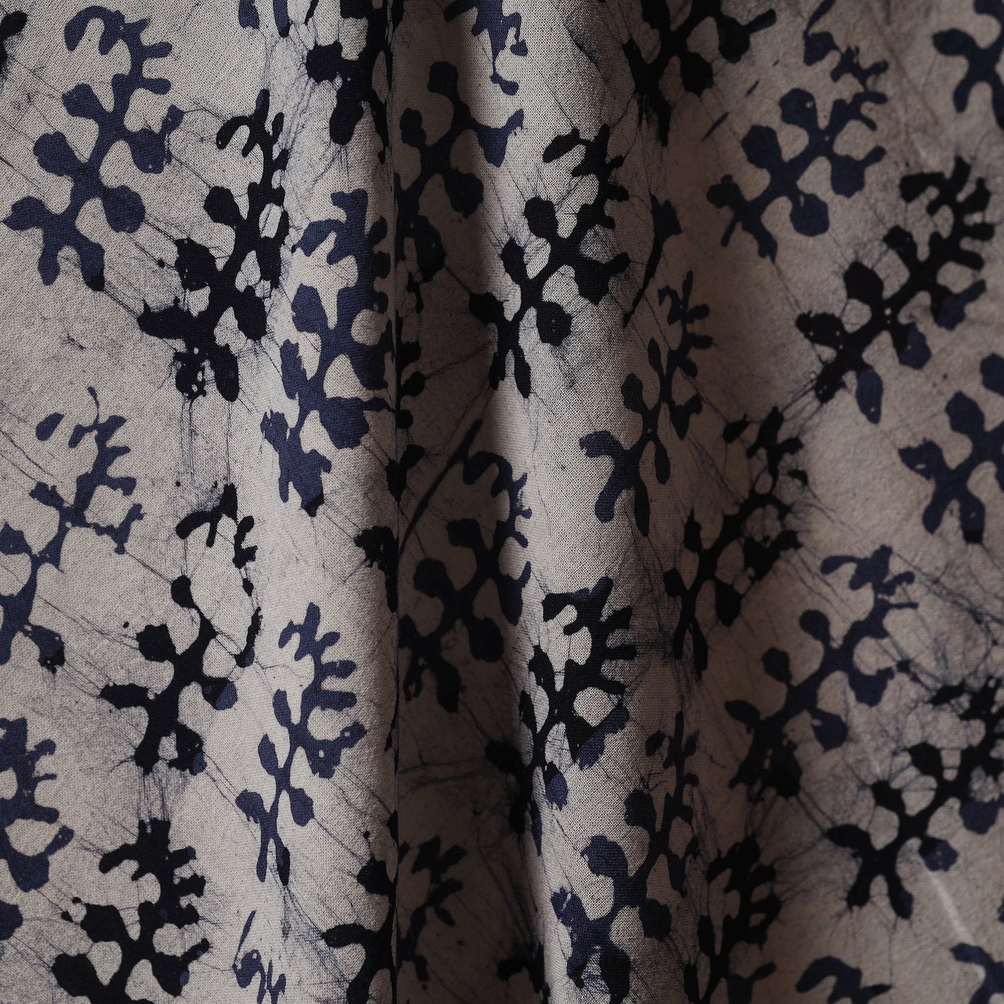 Kutch hand batik cotton fabric 31 - handcrafted