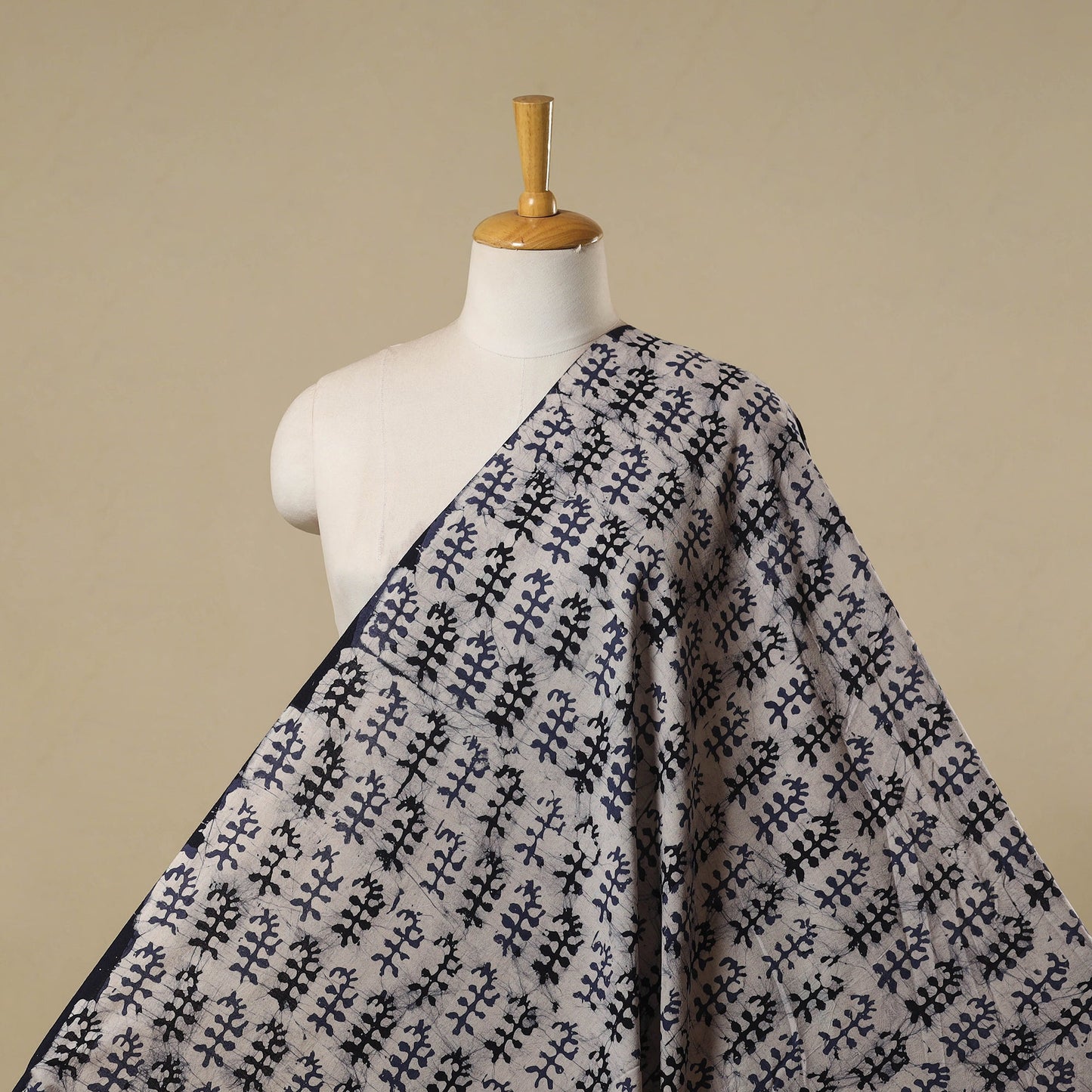 Kutch hand batik cotton fabric 31 - handcrafted