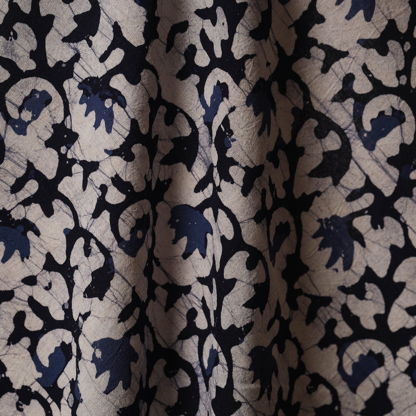 Kutch hand batik cotton fabric 36 - handcrafted