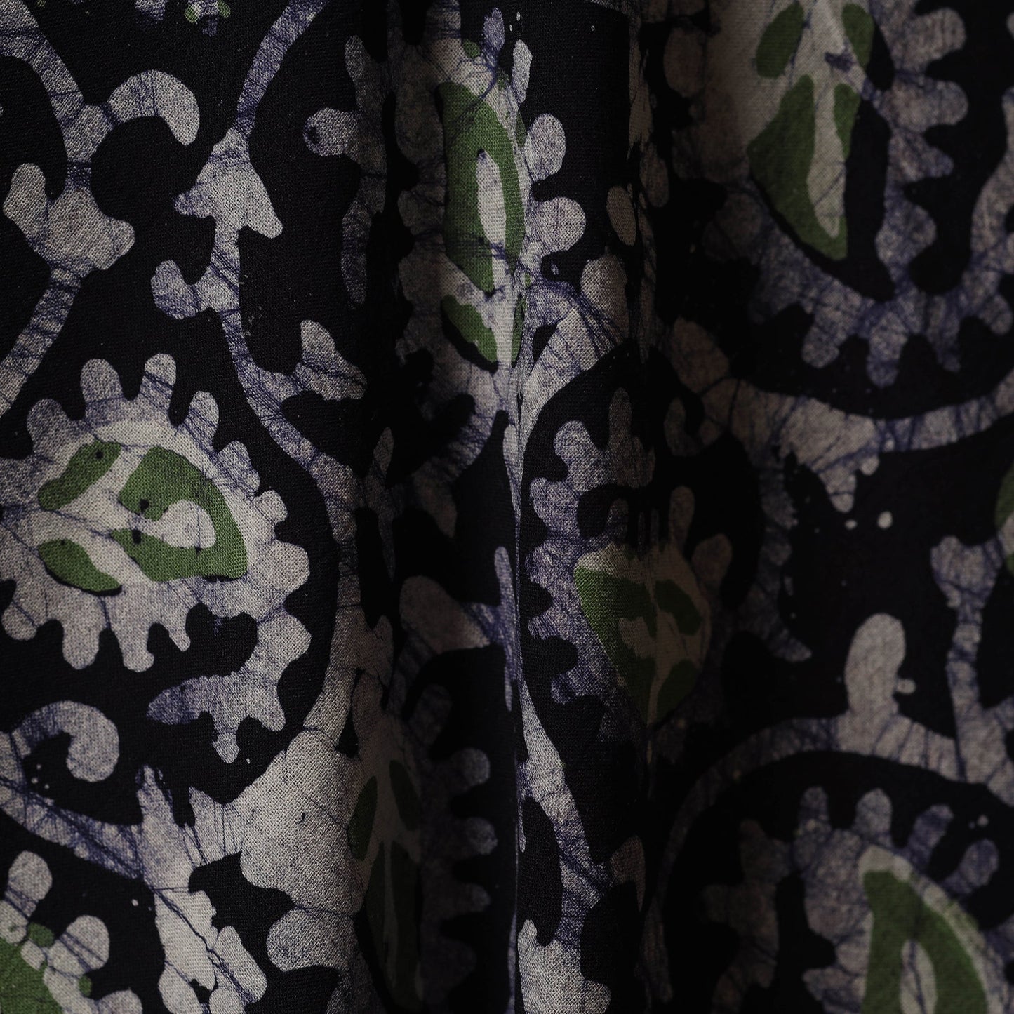 Kutch hand batik cotton fabric 38 - handcrafted