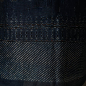 Kutch hand block ajrakh print natural dyed linen 2pc