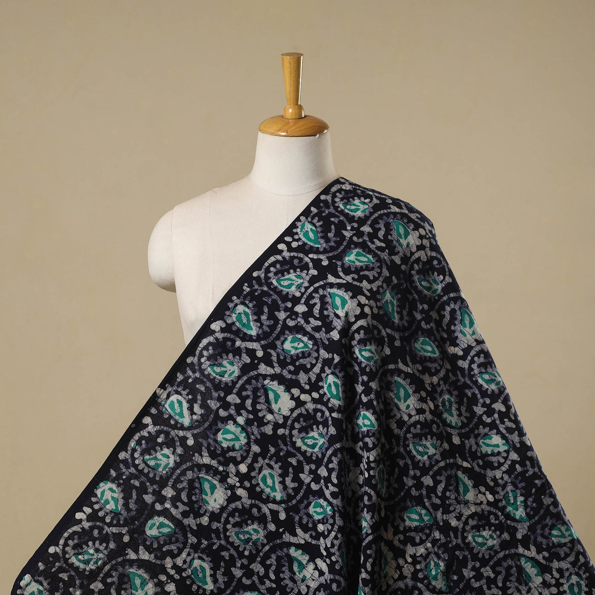 Kutch hand batik cotton fabric 26 - handcrafted