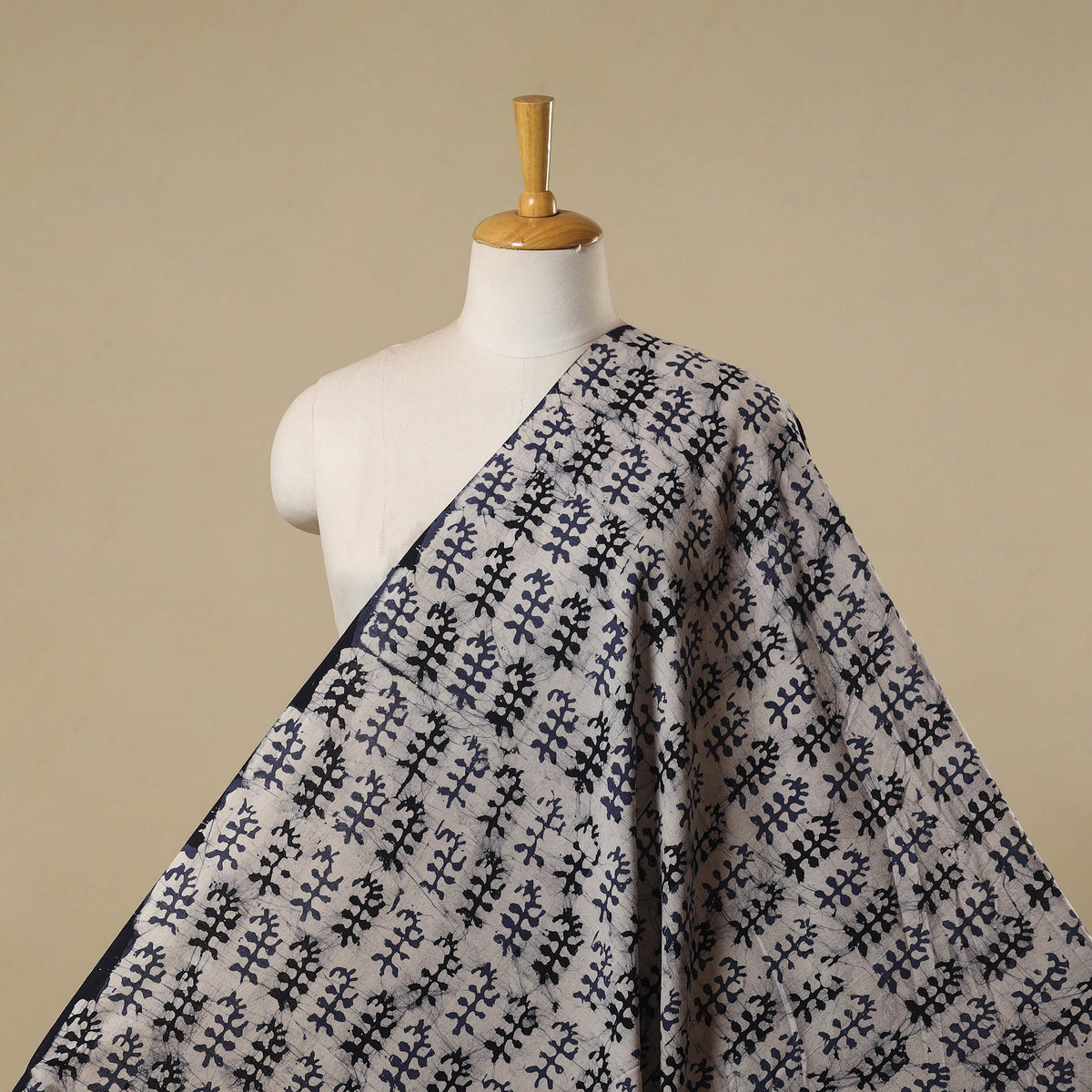 Kutch hand batik cotton fabric 31 - handcrafted