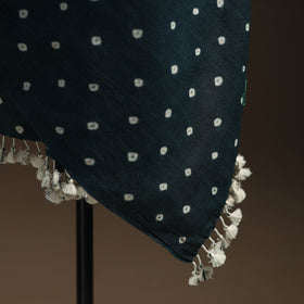 Kutch handwoven bandhani woolen shawl 78 - handcrafted