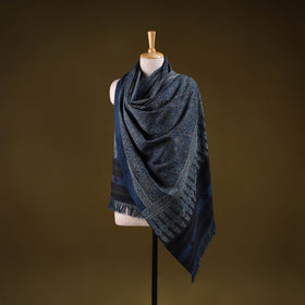 Kutch handwoven hand merino wool shawl 04 - handcrafted
