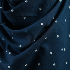 Kutch handwoven merino wool bandhani tie-dye shawl 84